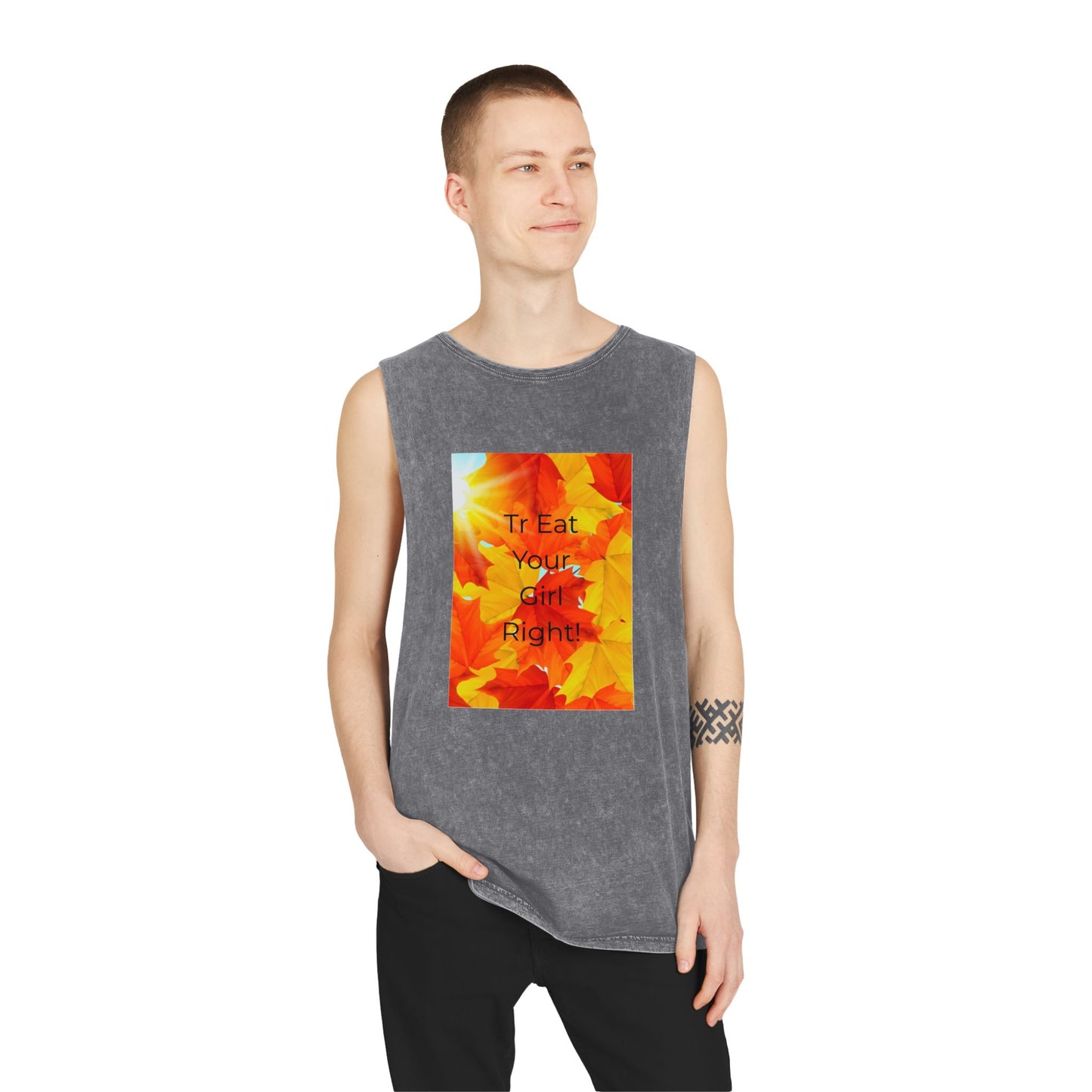 Unisex Stonewash Tank Top: Embrace Nature, Casual Vibes, Summer Essentials, Perfect for Outdoor Adventures, Great for Fitness and Relaxation