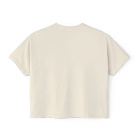 Autumn-Inspired Women's Boxy Tee with Motivational Text, Cozy Fall Apparel, Perfect Gift for Her, Trendy Casual Wear, Seasonal Fashion