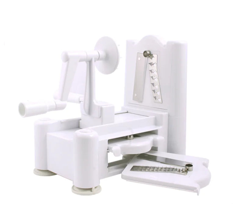 3-in-1 Manual Rotating Vegetable Chopper and Slicer