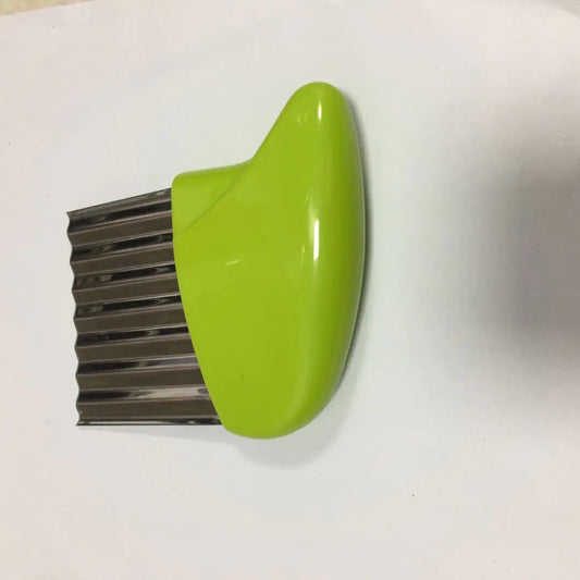 Stainless Steel Corrugated Potato Cutter Kitchen Tool
