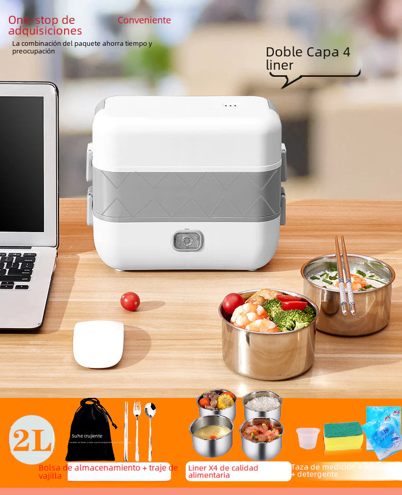Electric Heating Lunch Box with Steaming Function