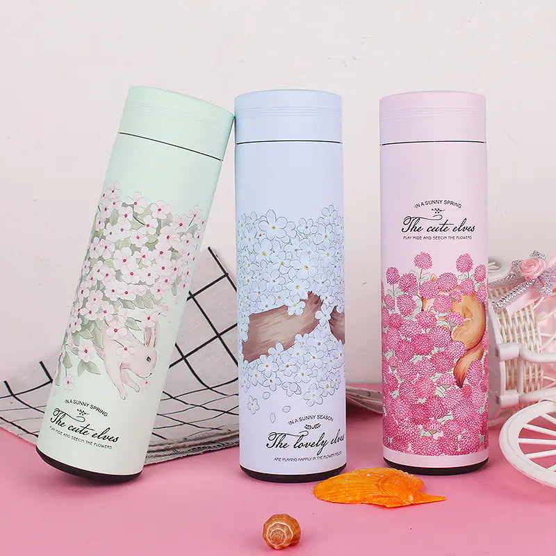Portable Stainless Steel Insulated Water Bottle for Women