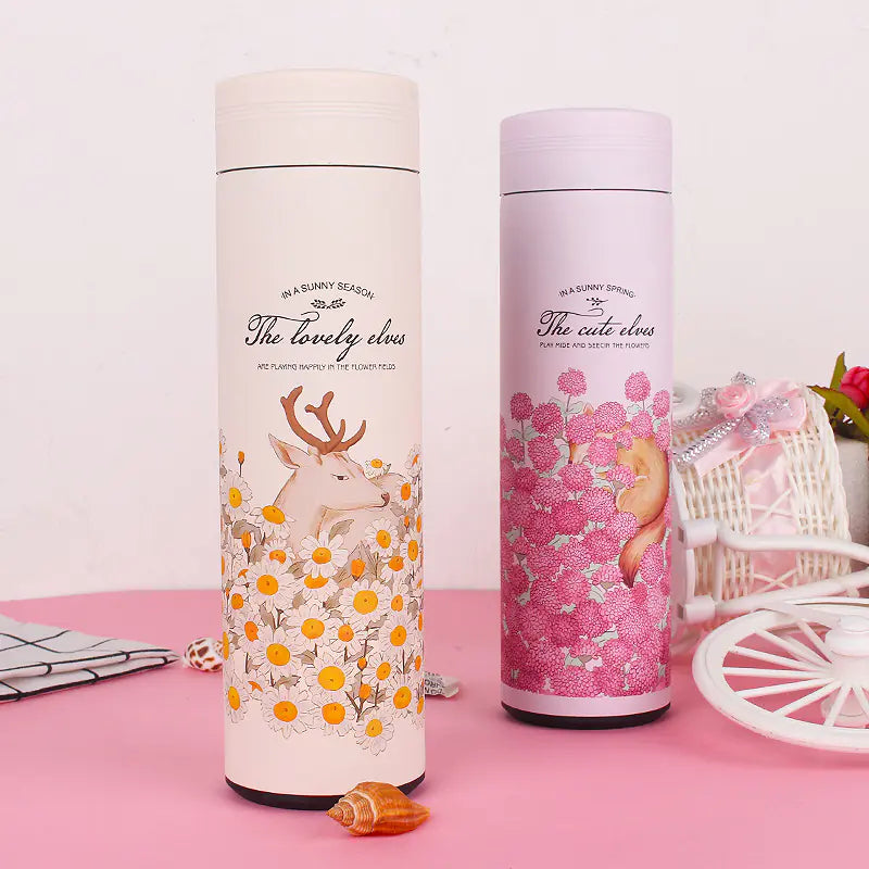 Portable Stainless Steel Insulated Water Bottle for Women