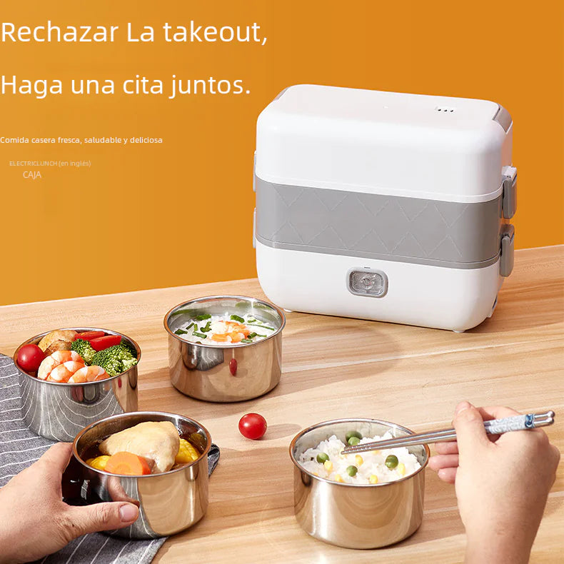 Electric Heating Lunch Box with Steaming Function