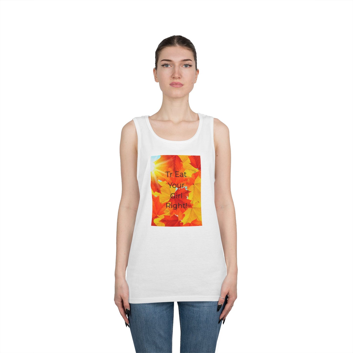 Colorful Motivational Tank Top, Summer Workout Top, Casual Wear, Gift for Friends, Wellness Apparel, Inspirational Clothing