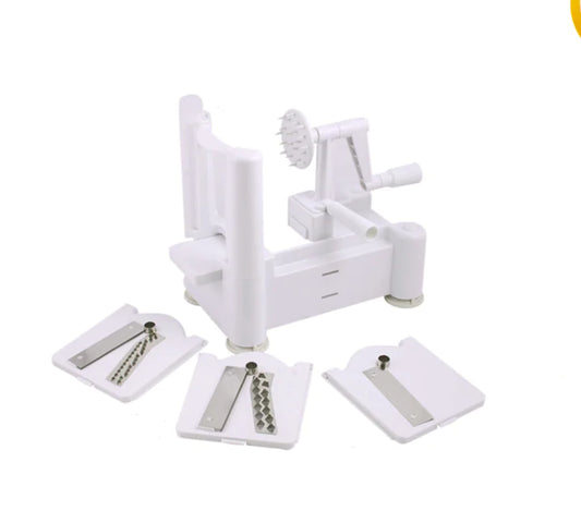 3-in-1 Manual Rotating Vegetable Chopper and Slicer